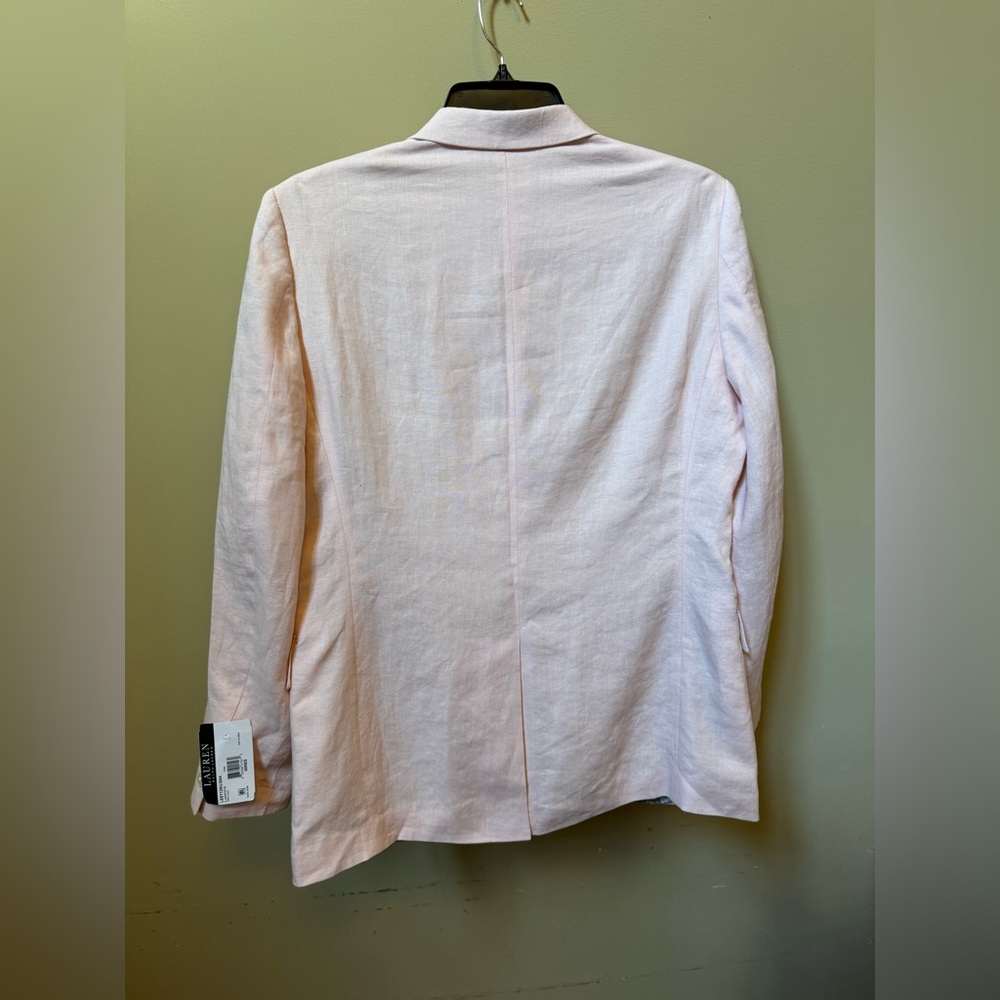 NWT Ralph Lauren Pink All Linen Suit Jacket Mens 38R Lassiter - Picture 16 of 16